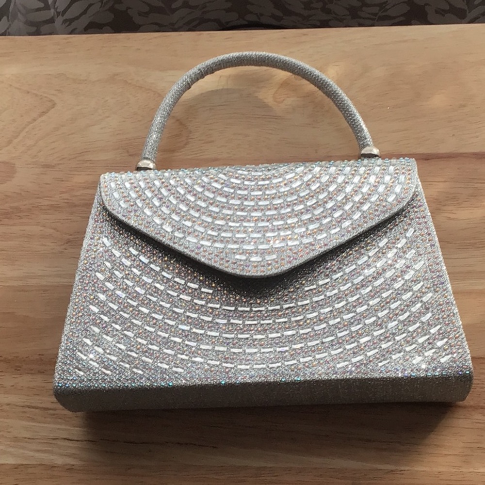 Silver Evening Bag